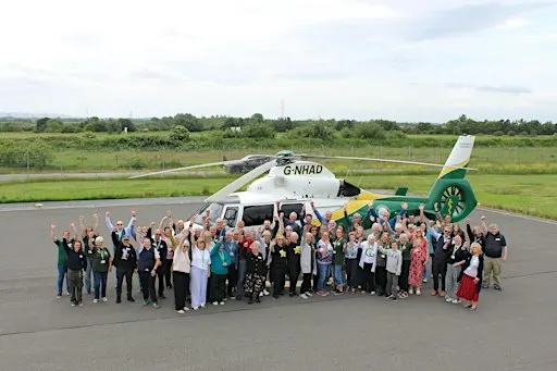 Discover your local air ambulance: volunteer session