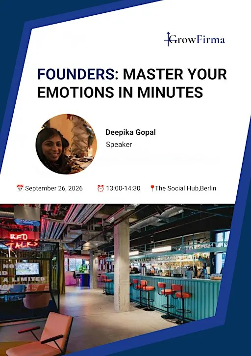 Founders: Master your emotions in minutes