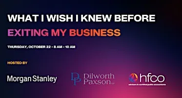 What I Wish I Knew Before Exiting My Business
