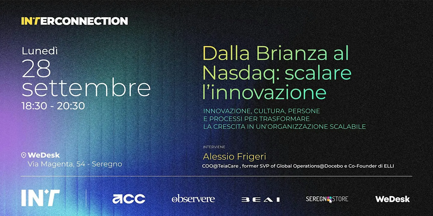 Dalla Brianza al Nasdaq: scalare l’innovazione