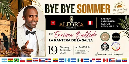 Bye Bye Sommer con Enrique Bellido in Alegria Restaurant