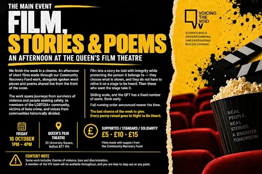 FILM, STORIES &POEMS – An afternoon at the Queen's Film Theatre
