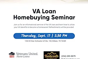 VA Loan Homebuying Seminar
