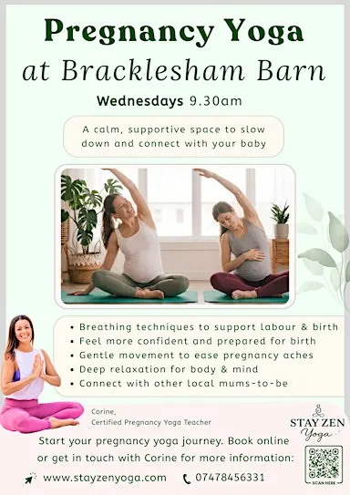 Pregnancy Yoga- Bracklesham Barn
