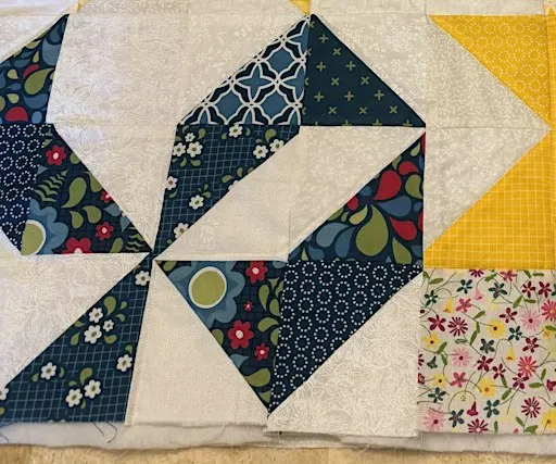 The Power of One Patchwork Series: A Patchwork Pinwheel Block