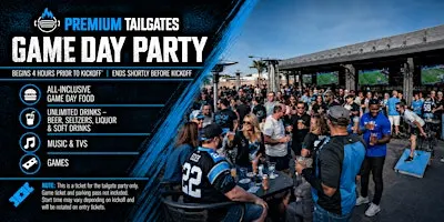 Premium Tailgate Party: Carolina Panthers vs. Cincinnati Bengals