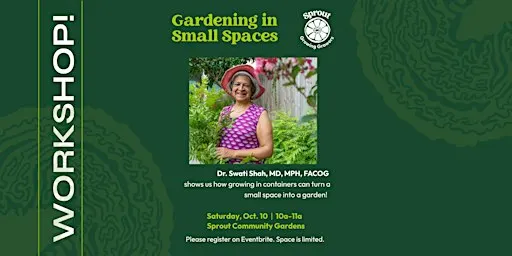 Gardening in Small Spaces Workshop
