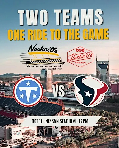Nashville Sailgate: Titans Game Day Party Cruise