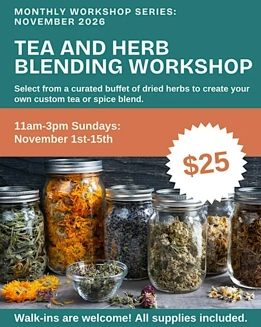 Tea and Herb Blending Workshop