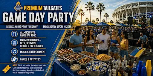 Premium Tailgate Party: Los Angeles Chargers vs. New York Jets