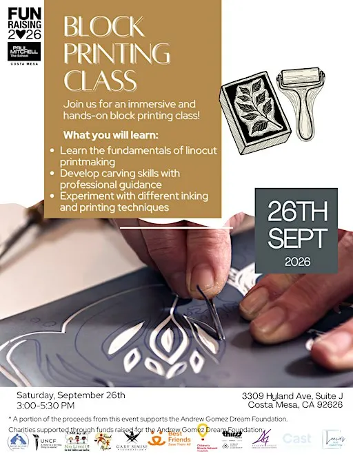 Block Printing Class