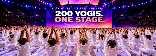 The yoga performance at the Happiness Festival!
