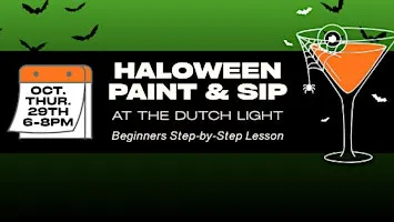 Halloween Paint & Sip at The Dutch Light (Instructor Led)
