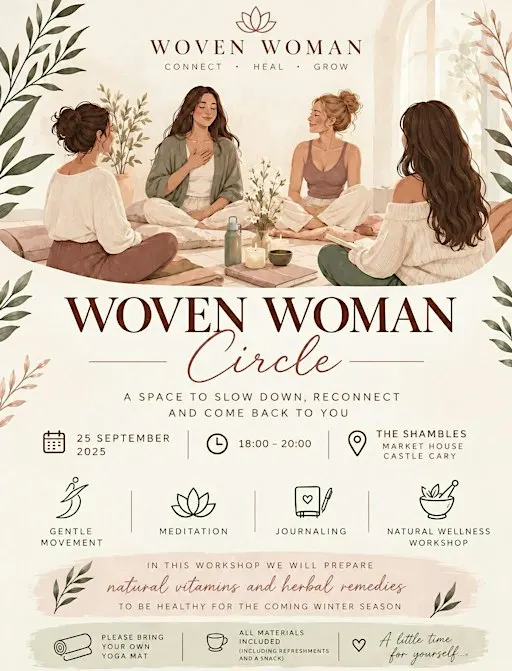 Woven Woman autumn wellness Circle