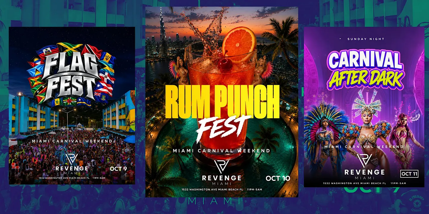 MIAMI CARNIVAL WEEKEND PASS | REVENGE MIAMI | OCT 9–11