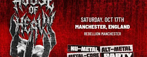 HOUSE OF HEAVY - Nu Metal + Metalcore DJ Night