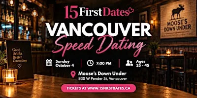 15FirstDates Vancouver Speed Dating (Age 35-45)