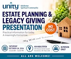 Estate Planning & Legacy Giving Presentation