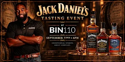 Elevated Jack Daniel's Tasting Event at Bin110 With Byron Copeland