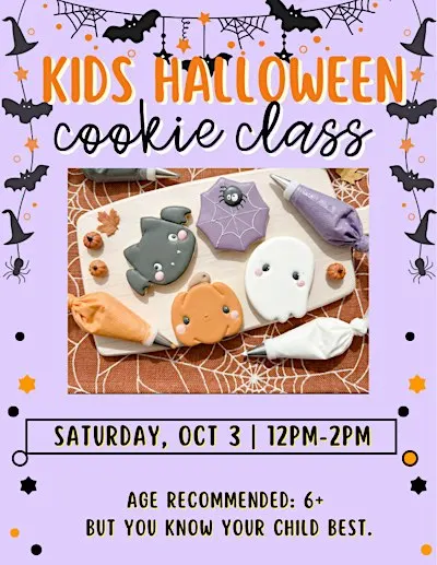 Kid’s Class - Kids Halloween Cookie Decorating Class
