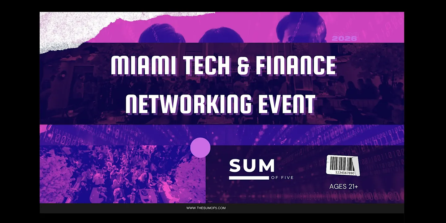 Miami AI, Tech & Finance Networking Event