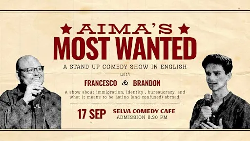 AIMA'S MOST WANTED: An English Stand-Up Comedy Show