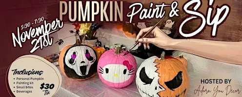 Pumpkin Paint & Sip