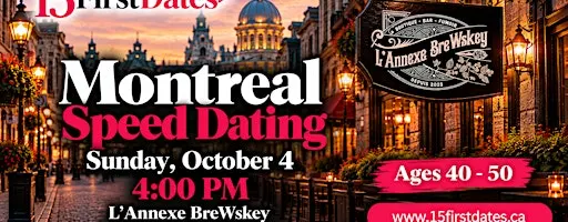 Montreal Speed Dating (Age 40-50)
