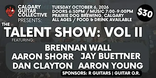 Calgary Guitar Collective Guitar Showcase: 'Talent Show' Vol. II