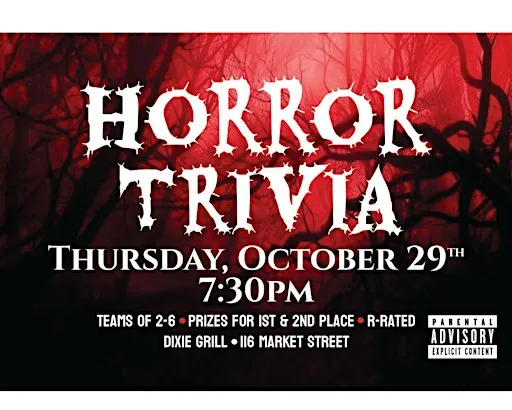Horror Trivia @ Dixie Grill