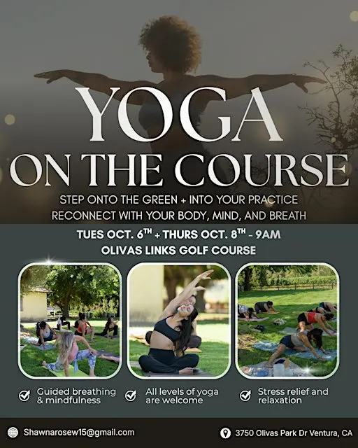 Yoga On The Course - October 6th + 8th