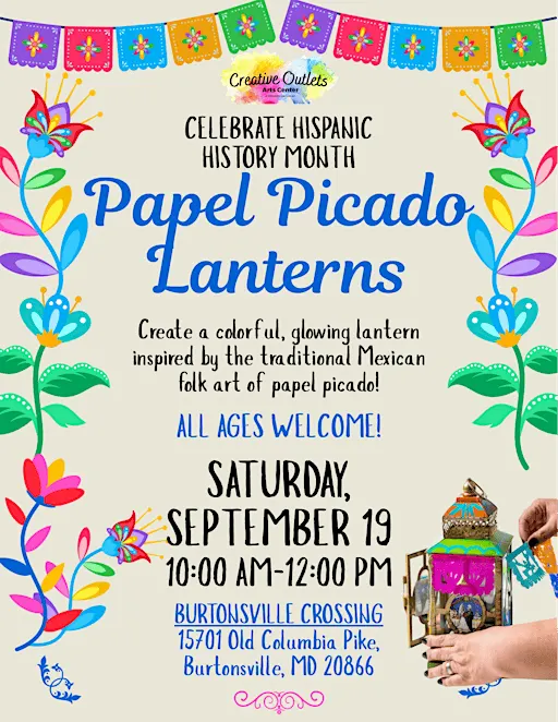 Hispanic Heritage Month: Papel Picado Lantern Workshop