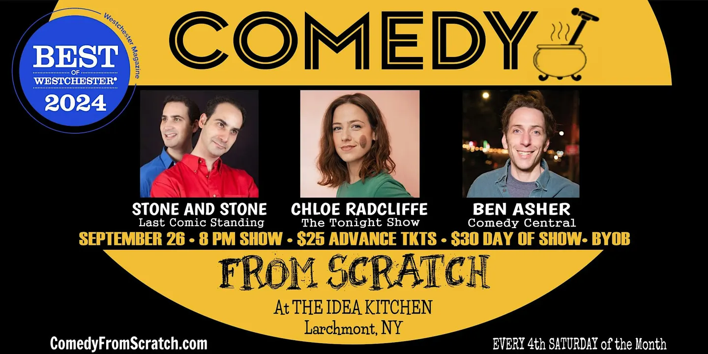 Stand-Up Westchester Comedy Club Presents: Comedy From Scratch - 9/26 BYOB