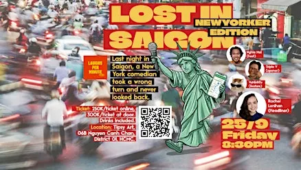 ENGLISH STANDUP COMEDY SHOW: LOST IN SAIGON (NEW YORKER EDITION)