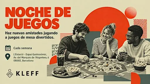Noche de juegos - Haz nuevas amistades jugando a juegos de mesa