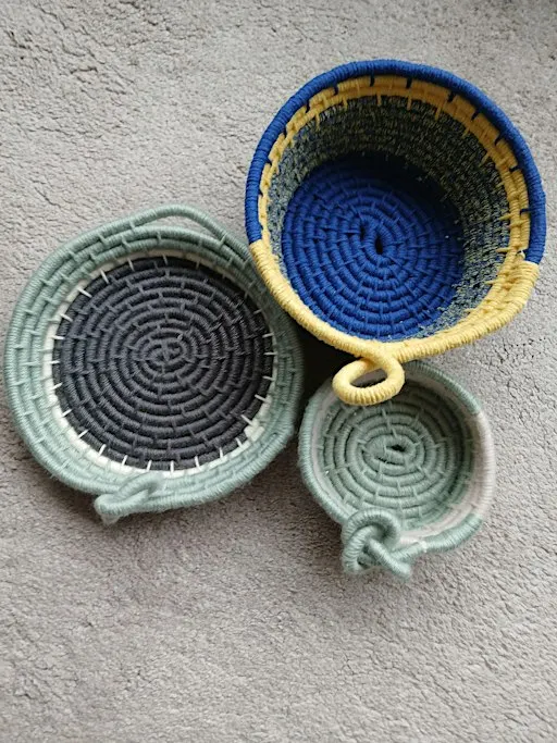 Fabric Basket Weaving