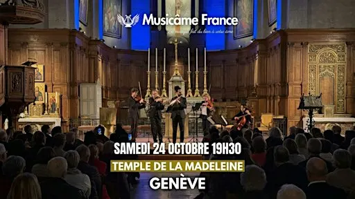 Concert à Genève : Ravel, Debussy, Mozart, Vivaldi, Bach, Piazzolla