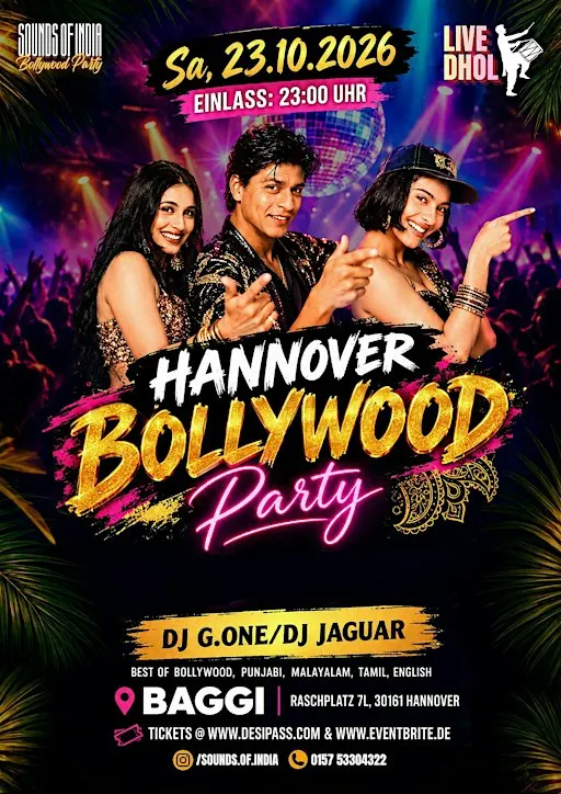 BOLLYWOOD PARTY - HANNOVER