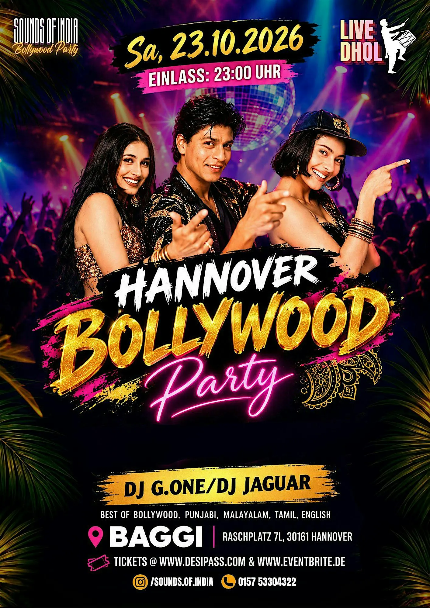 BOLLYWOOD PARTY - HANNOVER