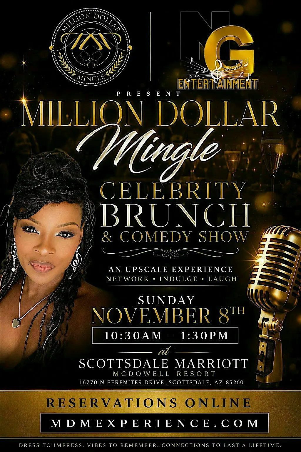 MDM /NGE Celebrity Charity Brunch & Comedy Show Feat: Missy Smith