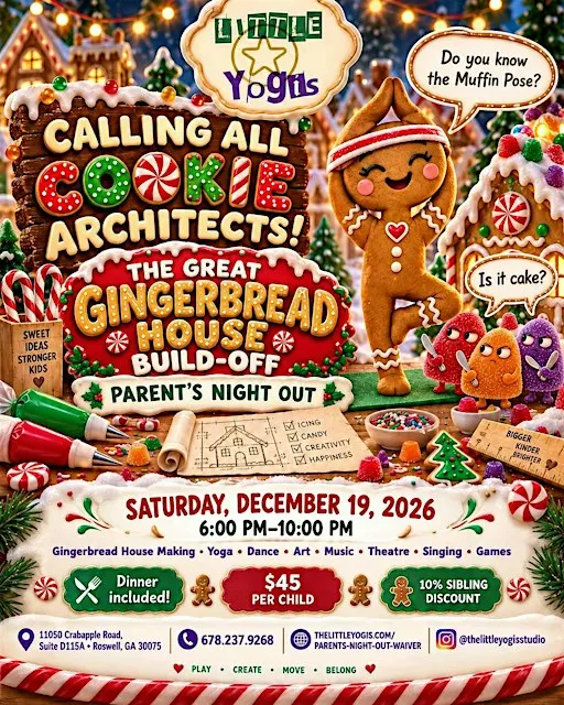 Parents Night Out: The Great Gingerbread House Build-Off