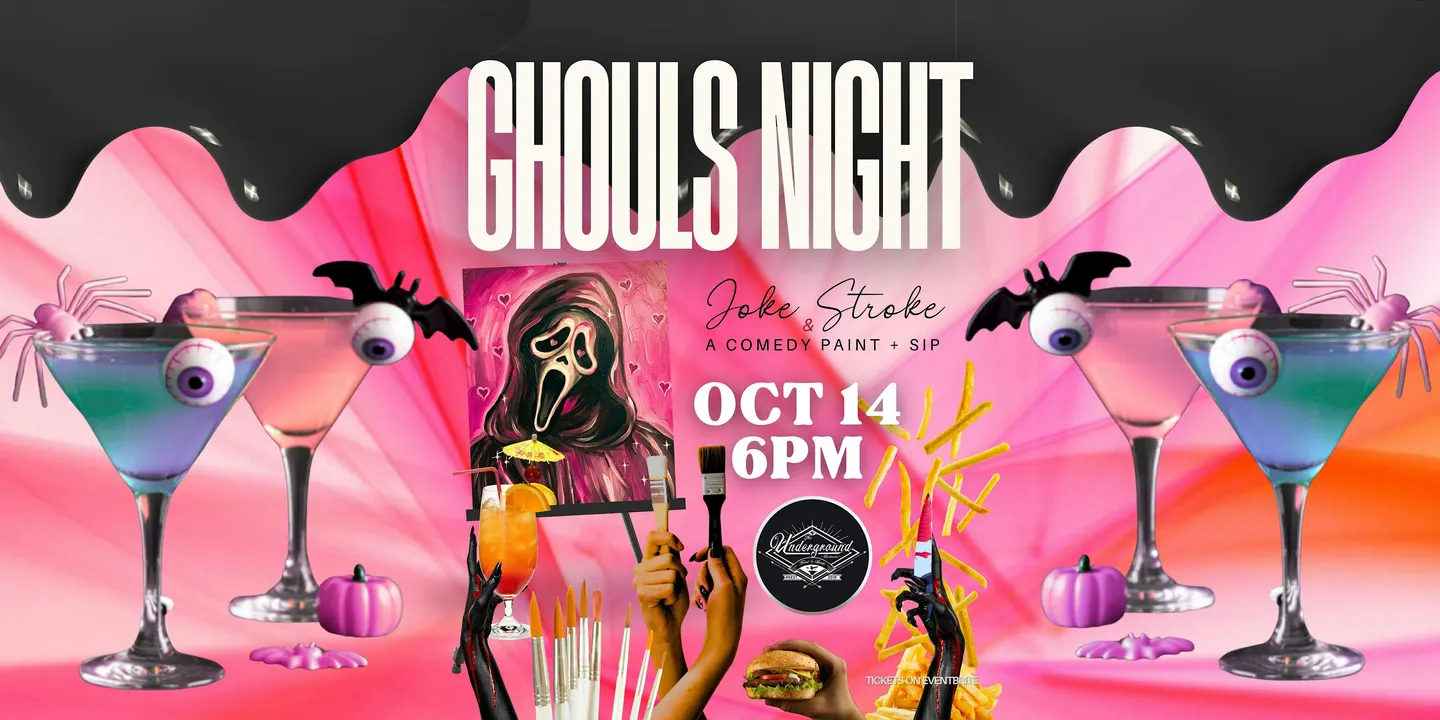 Ghoul’s Comedy Paint Night