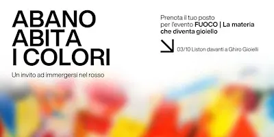 IMMERSIONE CROMATICA #2 — FUOCO: La materia che diventa gioiello