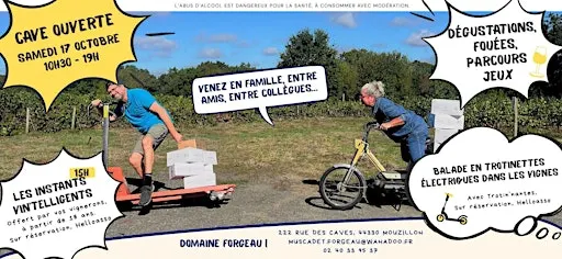 Balade en trottinette électrique dans le Vignoble Nantais