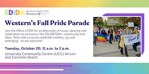 Western's Fall Pride Parade 2026