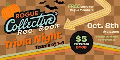 Rogue Rec Room: Spooky Trivia Night