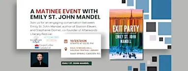 A Matinee Event with Emily St. John Mandel