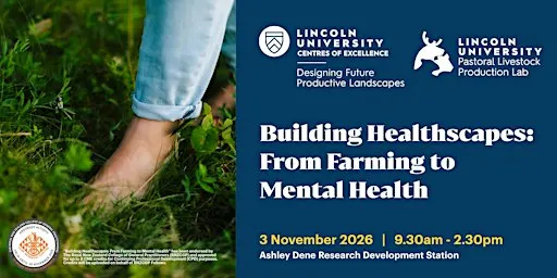 Building Healthscapes: From Farming to Mental Health