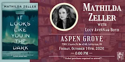 Mathilda Zeller with Lucy Aviññaq Boyd Live at Tattered Cover Aspen Grove
