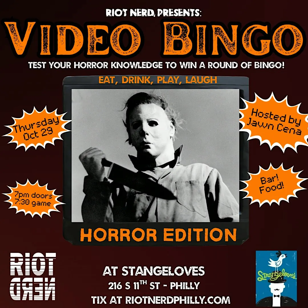 Horror Video Bingo